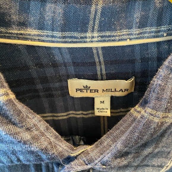 Peter Millar flannel button down size M - Picture 2 of 2